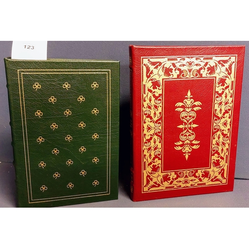 123 - 2 Easton Press Volumes - 