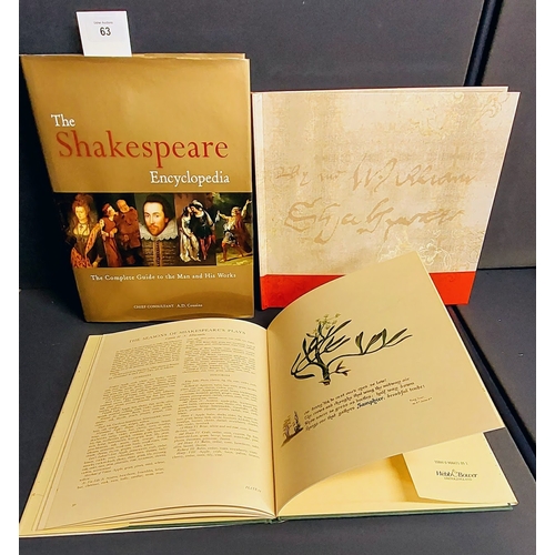 63 - 3 Shakespeare Volumes - Shakespeare The Life, The Works, The Treasures by Catherine MS Alexander, Th... 