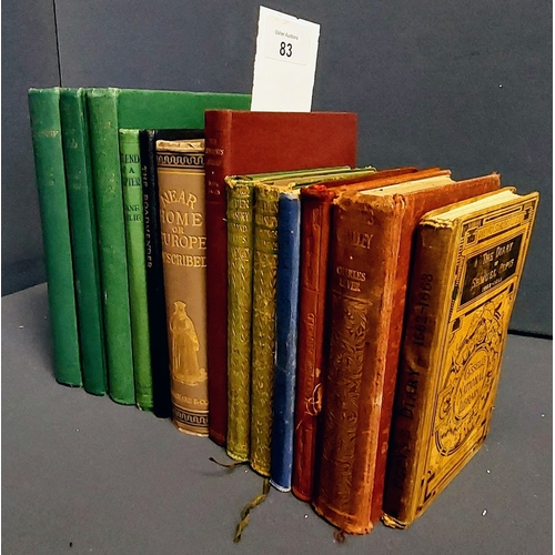 83 - Lot of Literature Inc. 3 Countryside Volumes by Richard Jefferies, Golden Treasury & Pepys's Diary 1... 