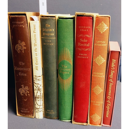 86 - 7 Folio Society Editions, Most in Slip Cases - Inc 