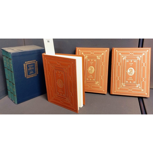 90 - 2 Folio Society Cased Editions - Leslie Stephen Vols I-III of 