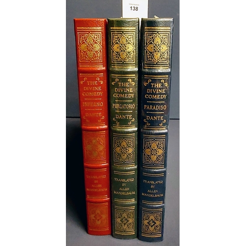 138 - 3 Easton Press Volumes - Dante's 