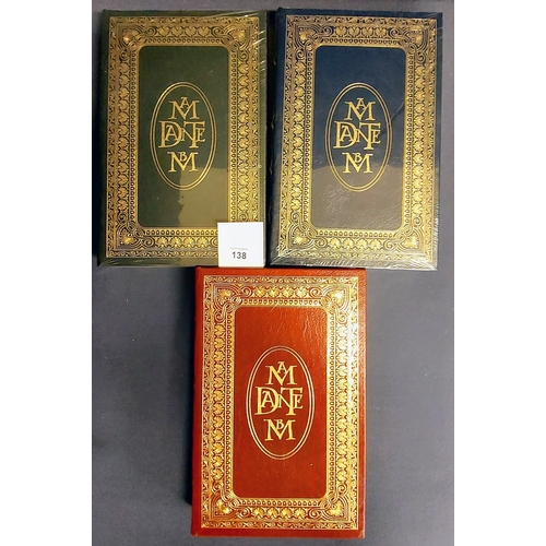 138 - 3 Easton Press Volumes - Dante's 