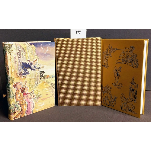 177 - 3 Folio Society Volumes - Summer Lightning, PG Wodehouse Short Stories & The Plums of PG Wodehouse