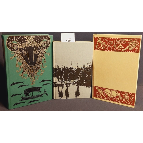 180 - 3 Robert Graves Folio Society Volumes - The Golden Fleece, Goodbye to All That & The Golden Ass - Ea... 