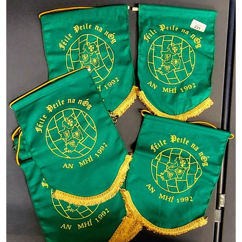 231 - GAA Feile Peile na nOg Meath 1992 & 1991 Pennants