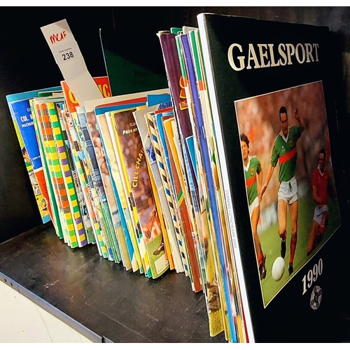 238 - GAA Match Programmes from the 1980's and 1990's plus Hogan Stand Magazines