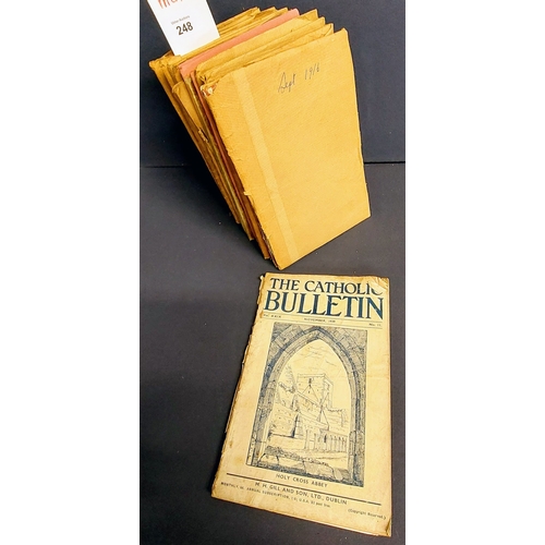 248 - Collection of Early 20th Century The Catholic Bulletin