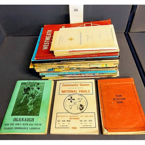 250 - GAA Collection of Yearbooks, Annuals, Magazines etc