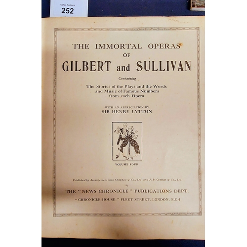 252 - The Immortal Gilbert & Sullivan Operas Vols 1-4 plus Dublin Grand Opera Society Programmes