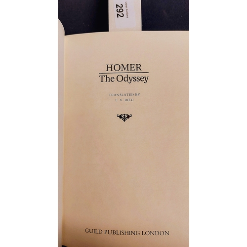 292 - 3 Classical Interest inc Homer's The Odyssey, The Voyage of Ulysses & Odysseus Unbound