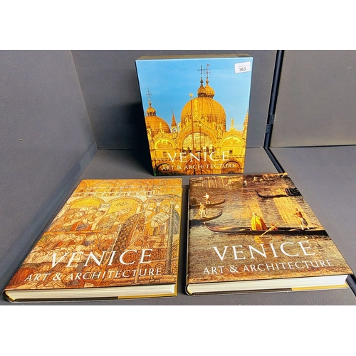 363 - Venice Art and Architecture - Vols I & II - Konemann - In Illustrated Presentation Slip Case