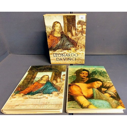 365 - Leonardo Da Vinci Vols I & II - Leisure Arts - In Illustrated Presentation Slip Case