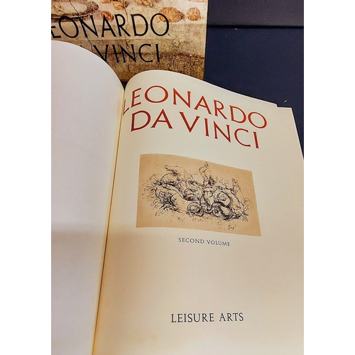 365 - Leonardo Da Vinci Vols I & II - Leisure Arts - In Illustrated Presentation Slip Case