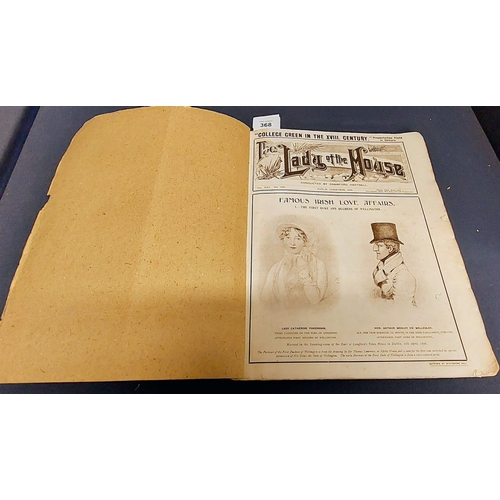 368 - War Pictures Weekly 1914, The Lady of The House, Dublin 1908 & The Leisure Hour 1872