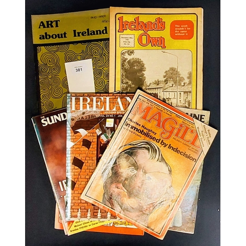 381 - Vintage Magazines inc Tir na nOg, Our Boys, Irelands Own etc