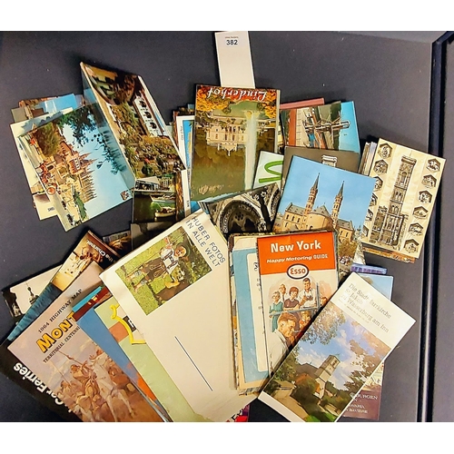 382 - Collection of Postcards and Tourist Brochures