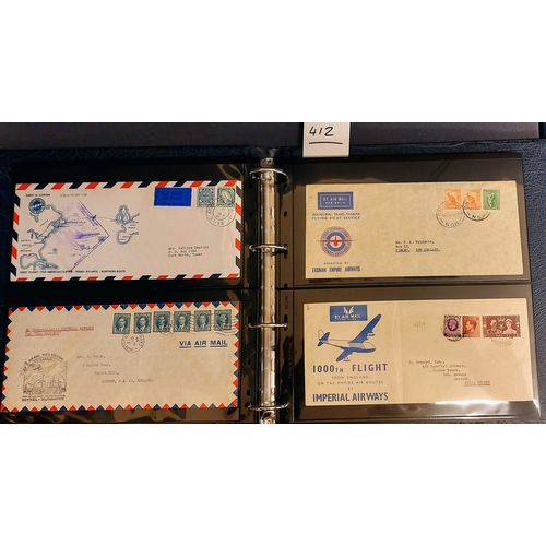 412 - 3 Books of Aviation Interest inc Air Mail Postcards, Stamps and First Day Covers, History of Aviatio... 