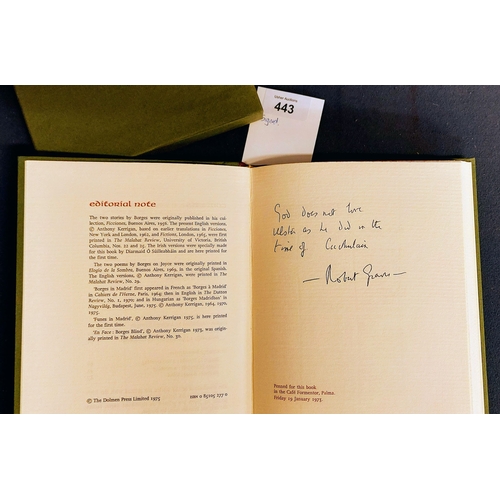 443 - Borges Irish Strategies - Anthony Kerrigan & Diarmaid O Suillebhain. Signed Limited Edition in Slip ... 