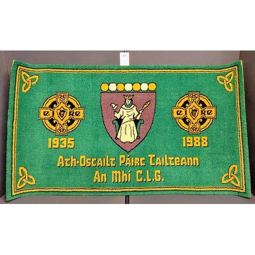 541 - GAA Interest - Commemorative Floor Mat for the ReOpening of Pairc Tailteann, Navan 1935/1988