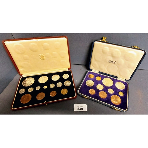 548 - Cased Royal Mint 1937 Coin Proof Set and Cased 1952 South African Coin Proof Set