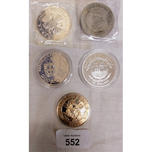 552 - 5 Commemorative Coins