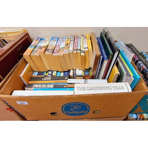 576 - 5 Good Boxes of Mixed Misc Books