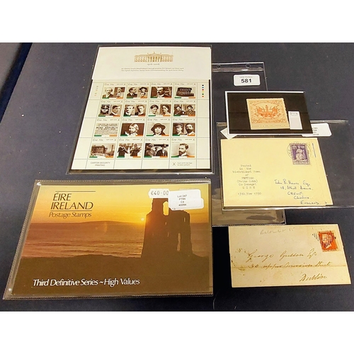 581 - Collection of Irish First Day Covers and Stamps