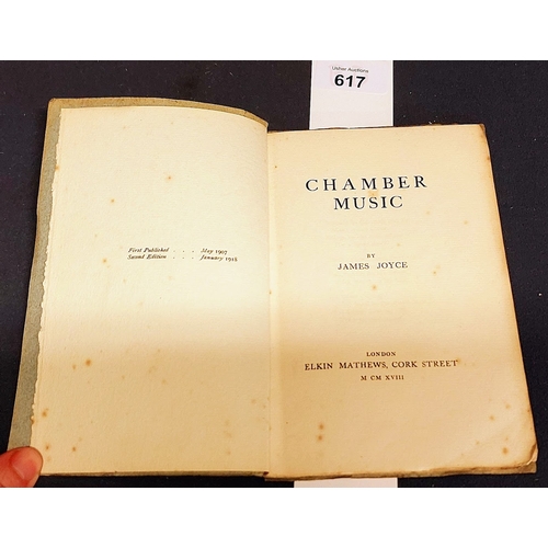 617 - Chamber Music by James Joyce 1918