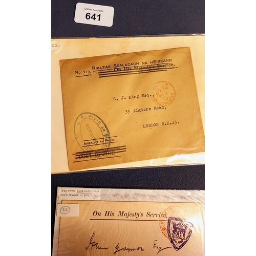 641 - Irish Official Mail - 1920s & 30s