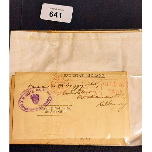 641 - Irish Official Mail - 1920s & 30s