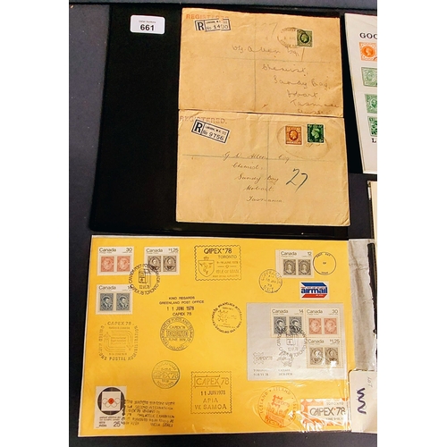 661 - Mixed Lot of World Airmail First Day Covers etc