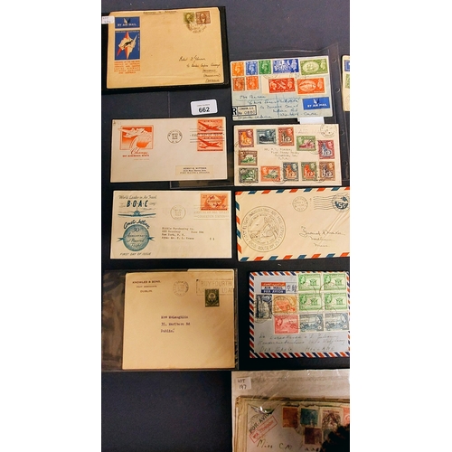 662 - Mixed Collection of World Airmail First Day Covers etc