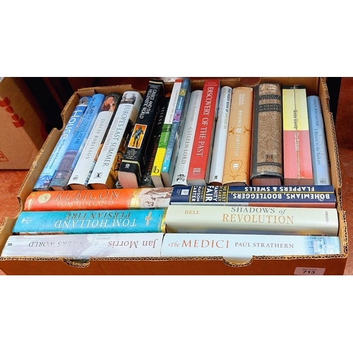 713 - Misc Box Lot of Books - Literature, History etc