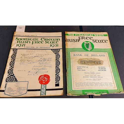 737 - Irish Free State 1931 Issue and Irish Times 1932 Supplement 