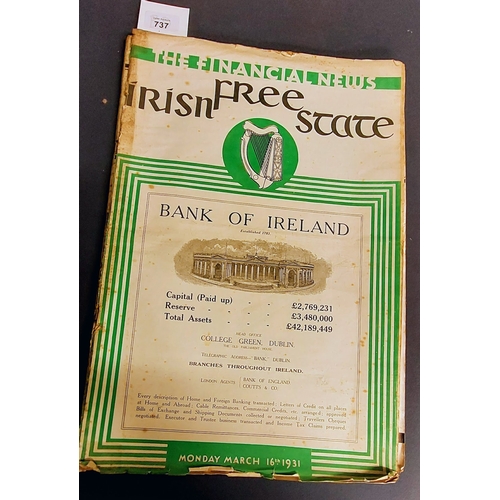 737 - Irish Free State 1931 Issue and Irish Times 1932 Supplement 