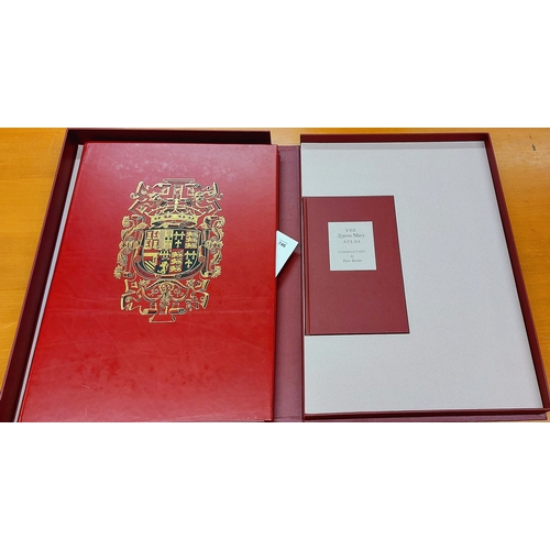 746 - The Queen Mary Atlas. Limited Edition No. 125. Hand-Bound Full-Grain Calf Leather. With Commentary b... 