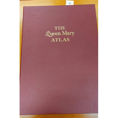 746 - The Queen Mary Atlas. Limited Edition No. 125. Hand-Bound Full-Grain Calf Leather. With Commentary b... 