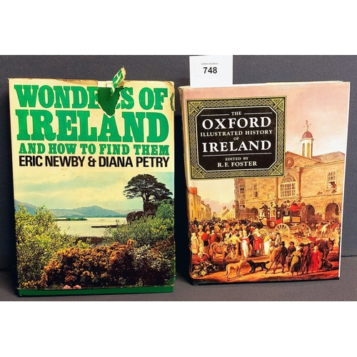 748 - 2 Hardback Volumes - The Oxford Illustrated History of Ireland by R.F. Foster, & Wonders of Ireland