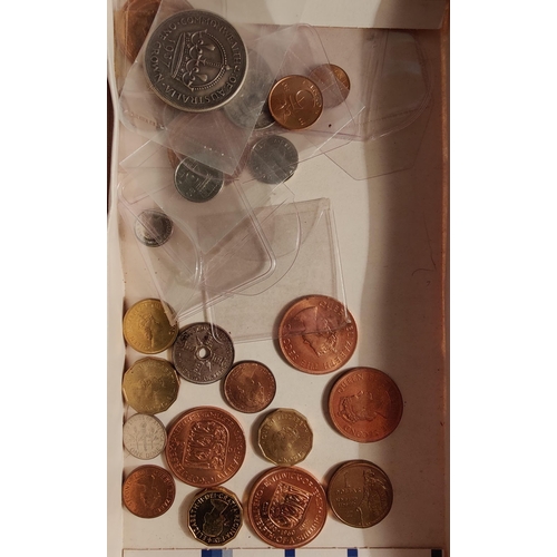 990 - Collection of UK Coins - inc 1937 Crown, Jersey 1/12 of a Shilling, Pennies (some early), 1901 Sixpe... 