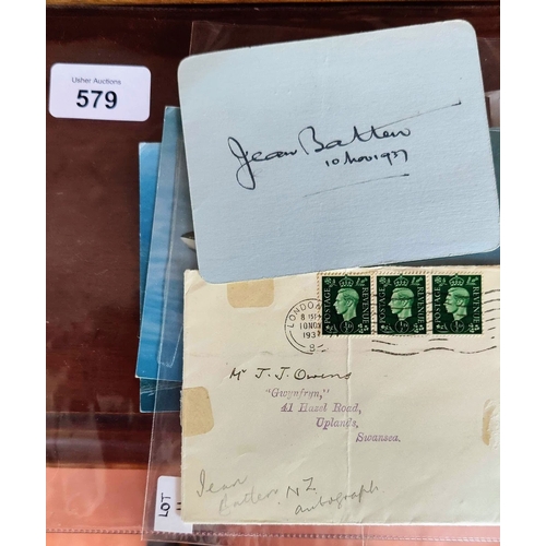 579 - Mainly Irish Aviation First Day Covers - Also inc Signed Letter by Jean Batten regarding Successful ... 