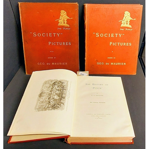 830 - The History of Punch by MH Spielmann Society Pictures from Punch by George du Maurier Part One and P... 