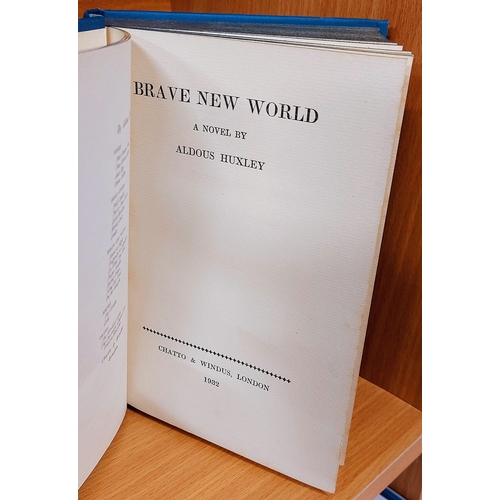 613 - Brave New World by Aldous Huxley - 1st Edition 1932 - Good Condition with Dust Jacket