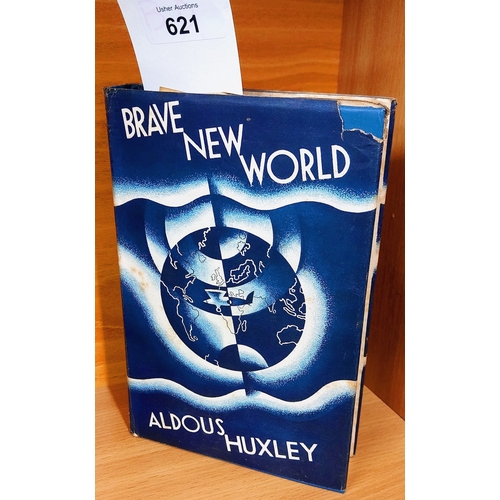 621 - Brave New World by Aldous Huxley - 1st Edition 1932 with Dust Jacket