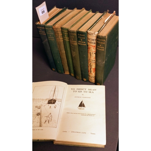 856 - 9 Arthur Ransome Hardback Volumes