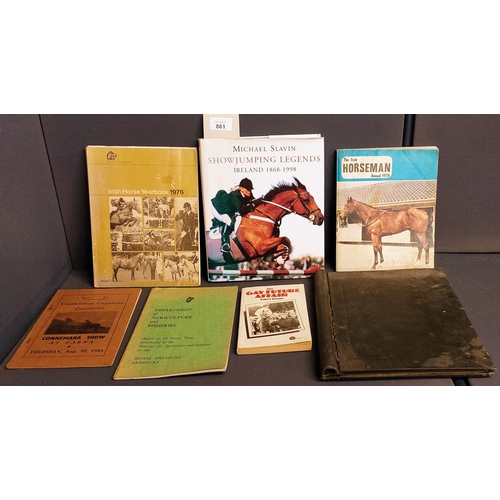 861 - Irish Equestrian Interest - inc Official Copy of the 1900 Department of Agriculture Journal of Conne... 