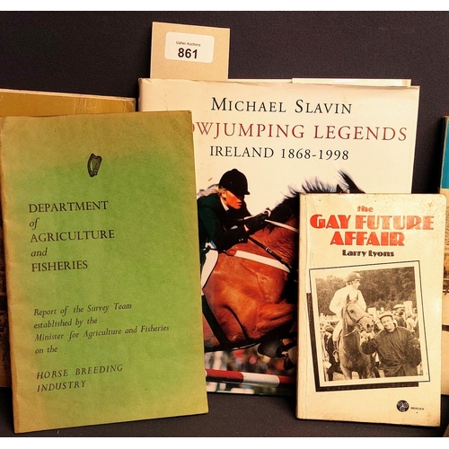 861 - Irish Equestrian Interest - inc Official Copy of the 1900 Department of Agriculture Journal of Conne... 