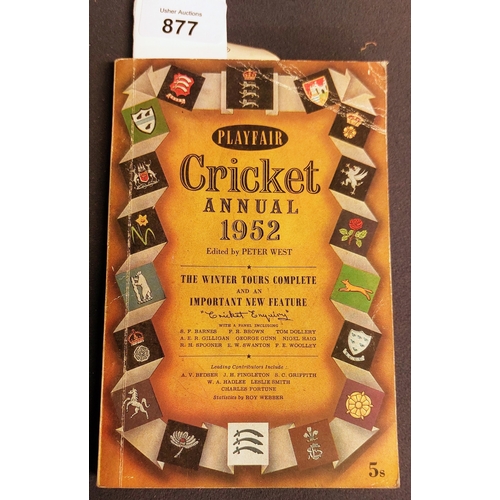 877 - Lot of Cricket Interest - inc. The Laws of Cricket, How to Bowl Them Out by Christopher Sly, Express... 