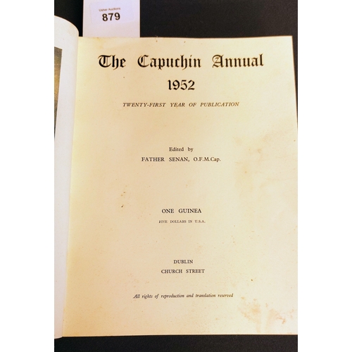 879 - Lot of Irish Interest - inc. The Capuchin Annual 1952, The Gresham Hotel 1865-1965, The Blessed Oliv... 