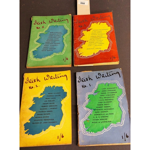 888 - Irish Writing - Editions 1, 2, 3 & 5